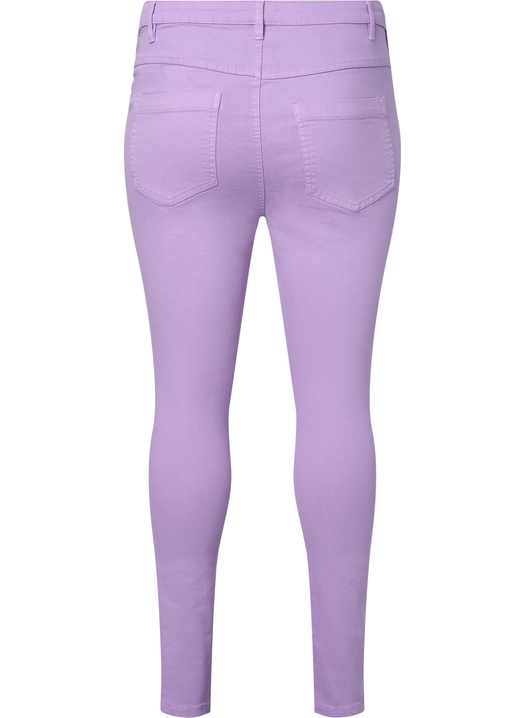 ZizziHochtaillierte Amy Jeans in Super Slim Fit, Lavender, Packshot image number 1