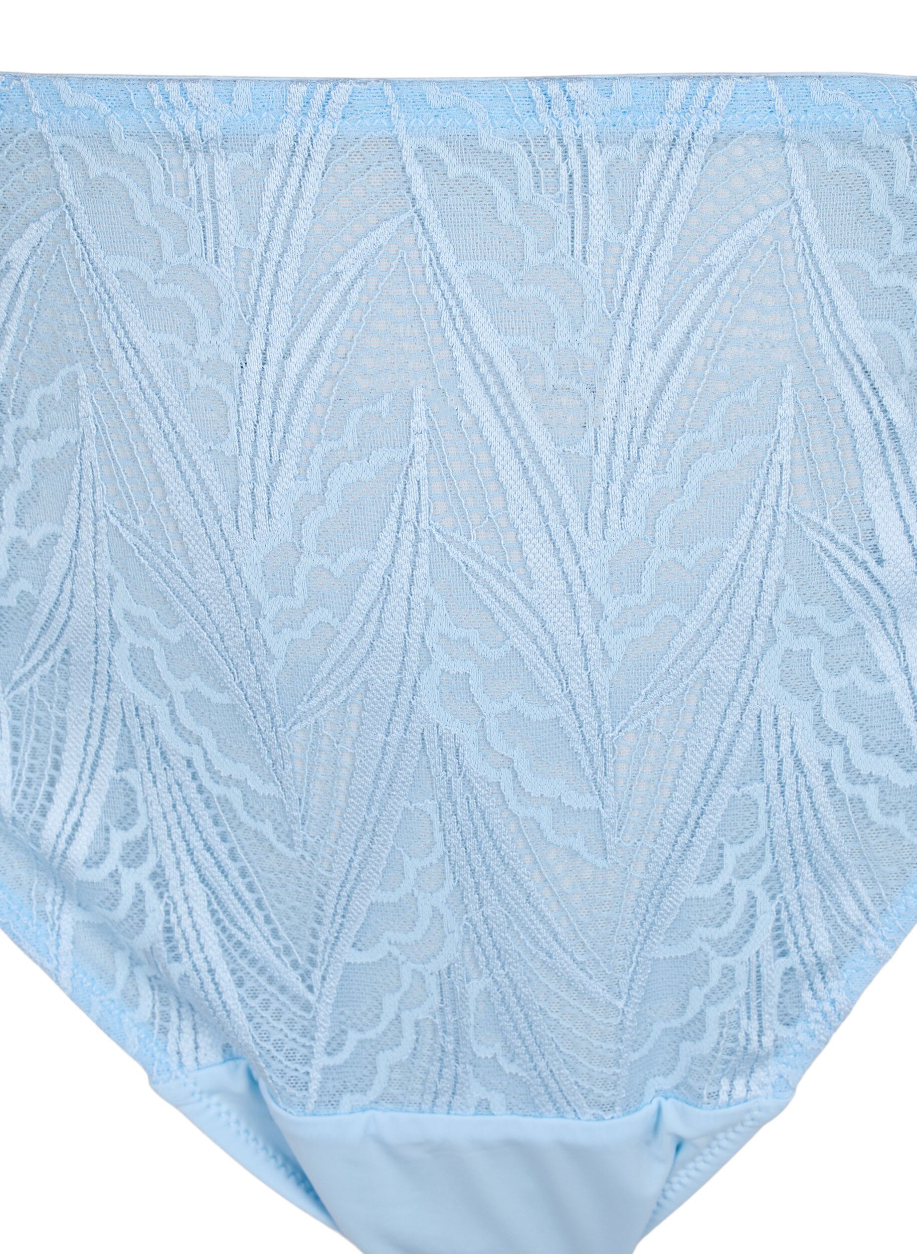 ZizziString mit Spitze und normal hohem Bund, Blau, Packshot image number 2