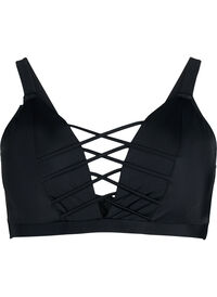 Bikini-Top mit Bänder-Details