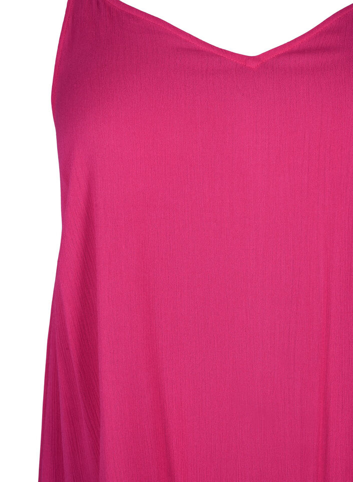 Sommerkleid aus Viskose mit Trägern, Raspberry Sorbet, Packshot image number 2