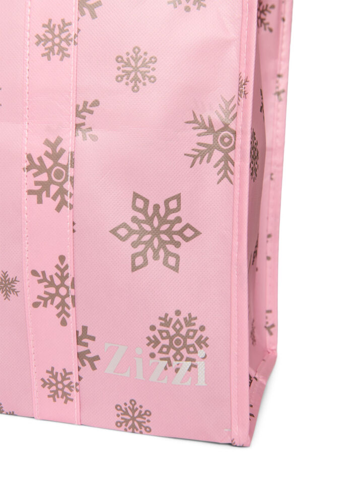 Einkaufstasche mit Reißverschluss, Rot, Packshot image number 2