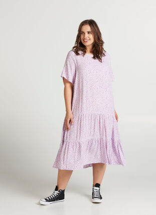 Kleid, Sheer Lilac, Model image number 2