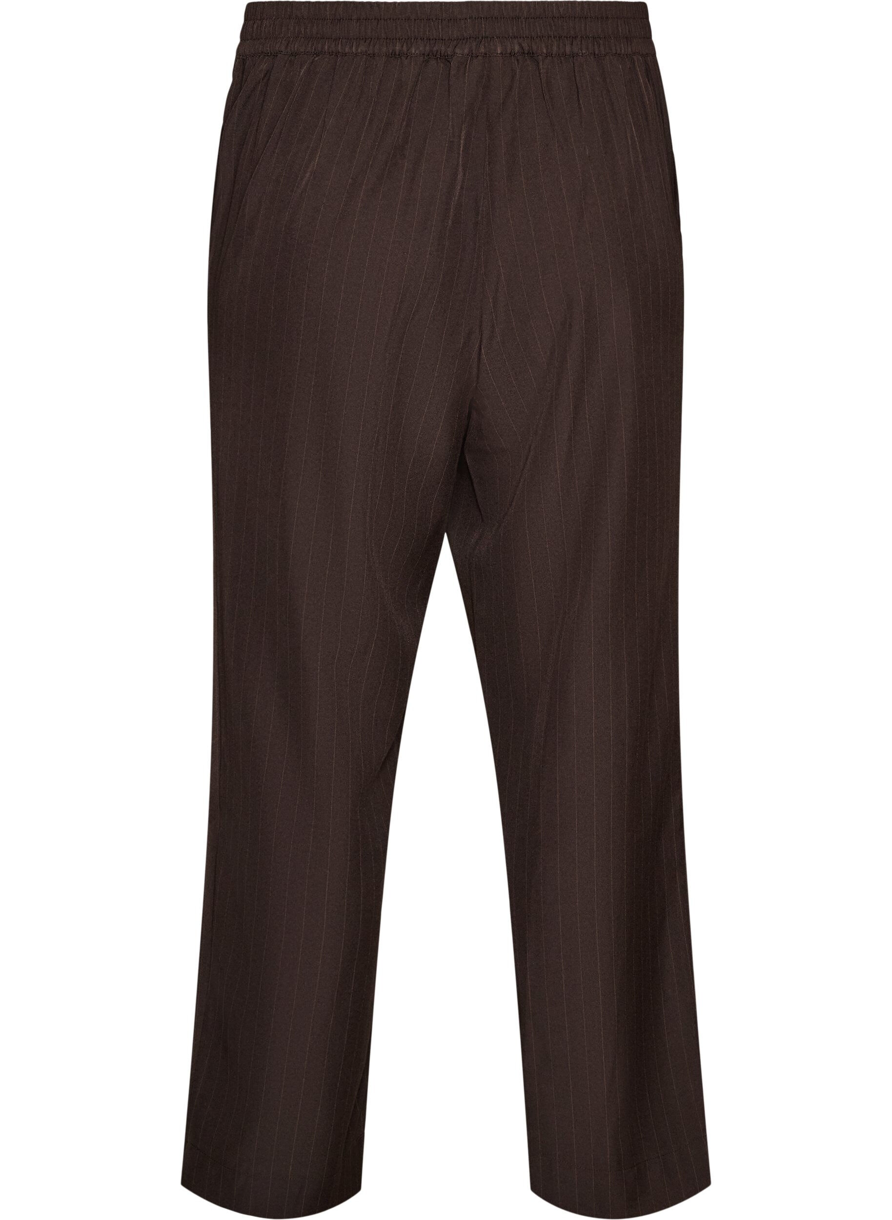 ZizziLockere Hose mit Taschen, Braun, Packshot image number 1
