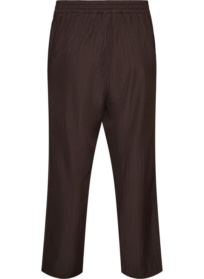 Lockere Hose mit Taschen, Braun, Packshot image number 1