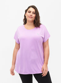 Kurzarm Trainingsshirt, African Violet, Model