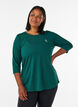 Trainingsshirt mit 3/4-&Auml;rmeln, Gr&uuml;n, Model image number 0