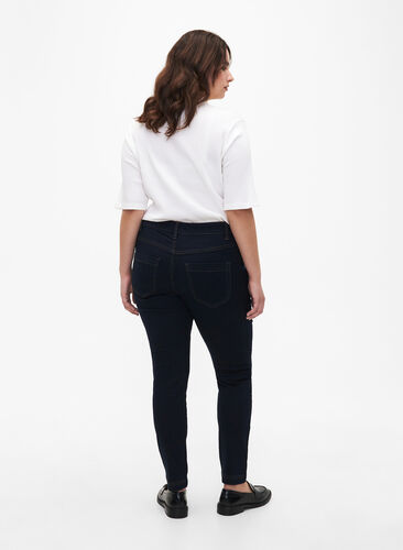 Viona Jeans mit normaler Taille, Unwashed, Model image number 1