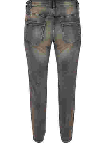 Slim Fit Emily Jeans mit normaler Taille, Dark Grey Denim, Packshot image number 1