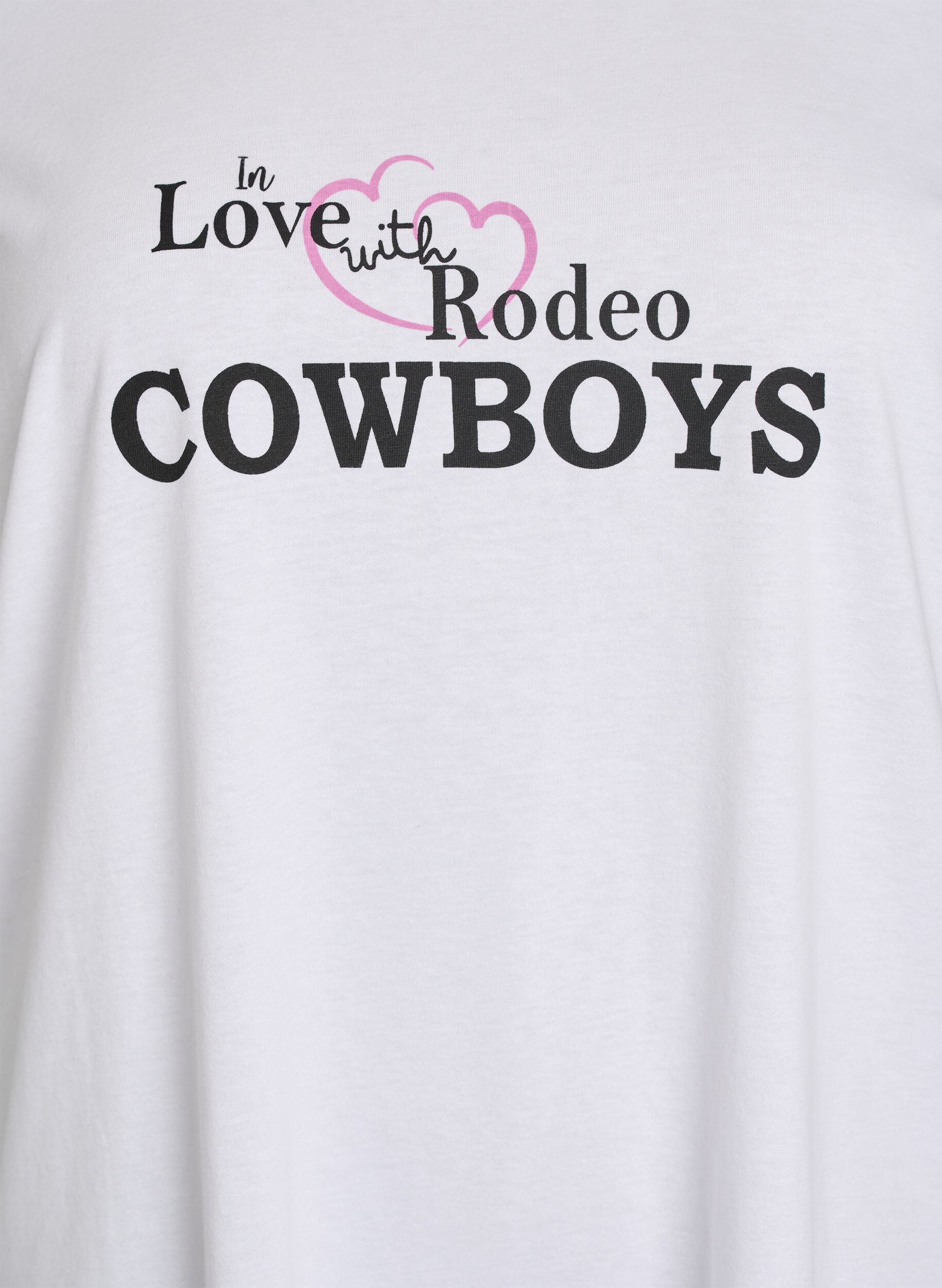 ZizziFLASH - T-Shirt mit Print., Wei&szlig;, Packshot image number 2