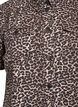 Jeanskleid mit Leopardenmuster, Braun, Packshot image number 2