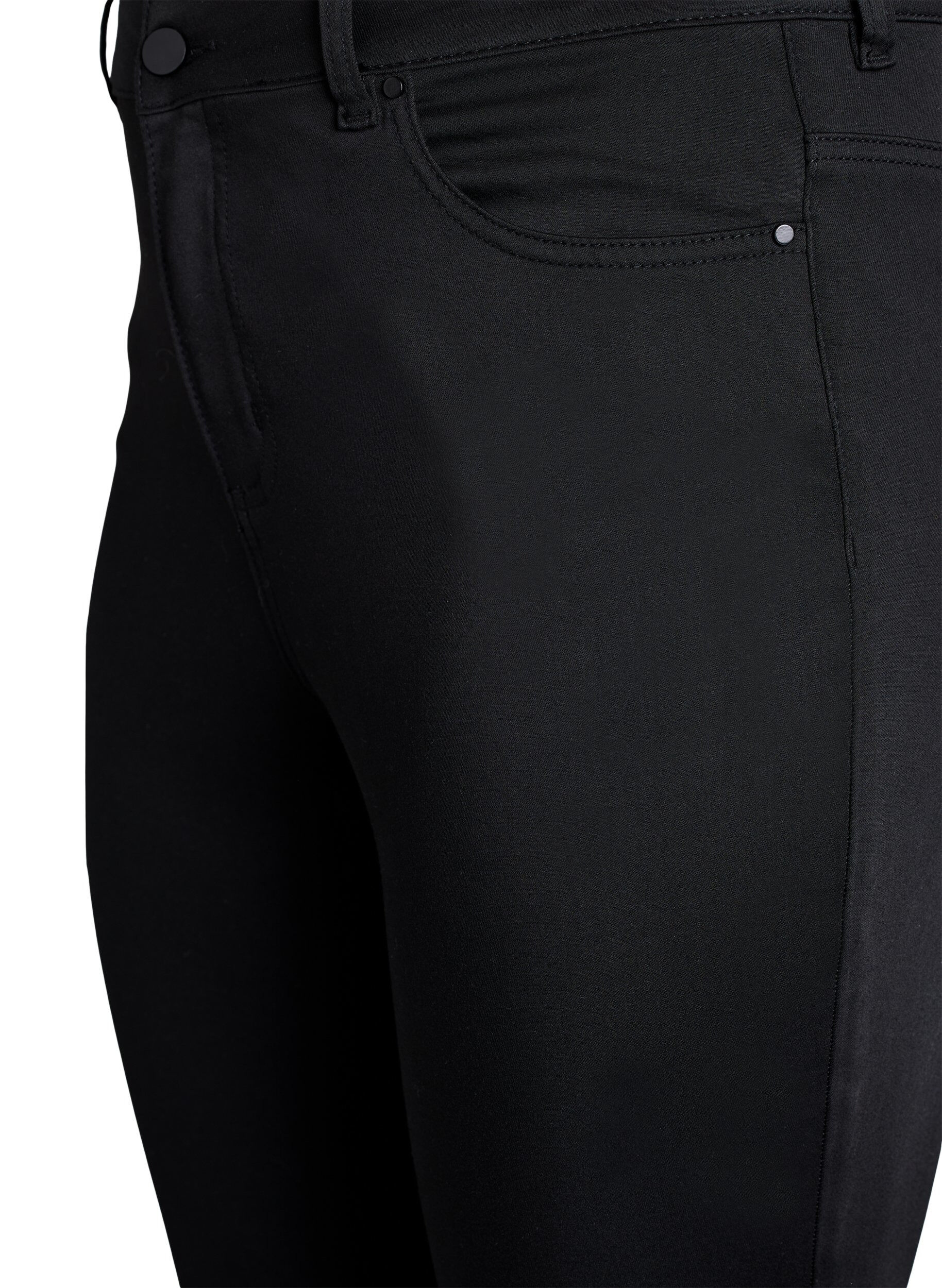 ZizziAmy High-Waist Jeans in Schwarz, Schwarz, Packshot image number 2