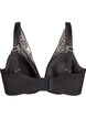 Spitzen-BH mit gepolsterten Cups, Schwarz, Packshot image number 1