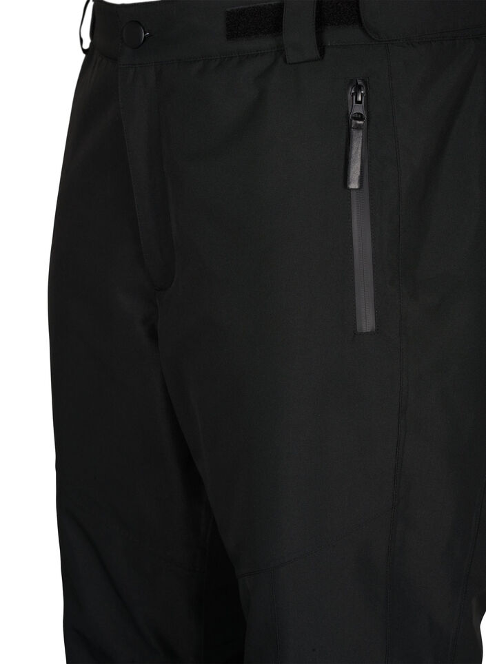 Skihose mit Taschen und verstellbarer Taille, Schwarz, Packshot image number 2