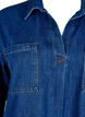Jeansbluse mit Kragen, Unwashed, Packshot image number 2