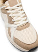 Sportliche Sneakers mit Mesh, Beige, Packshot image number 3