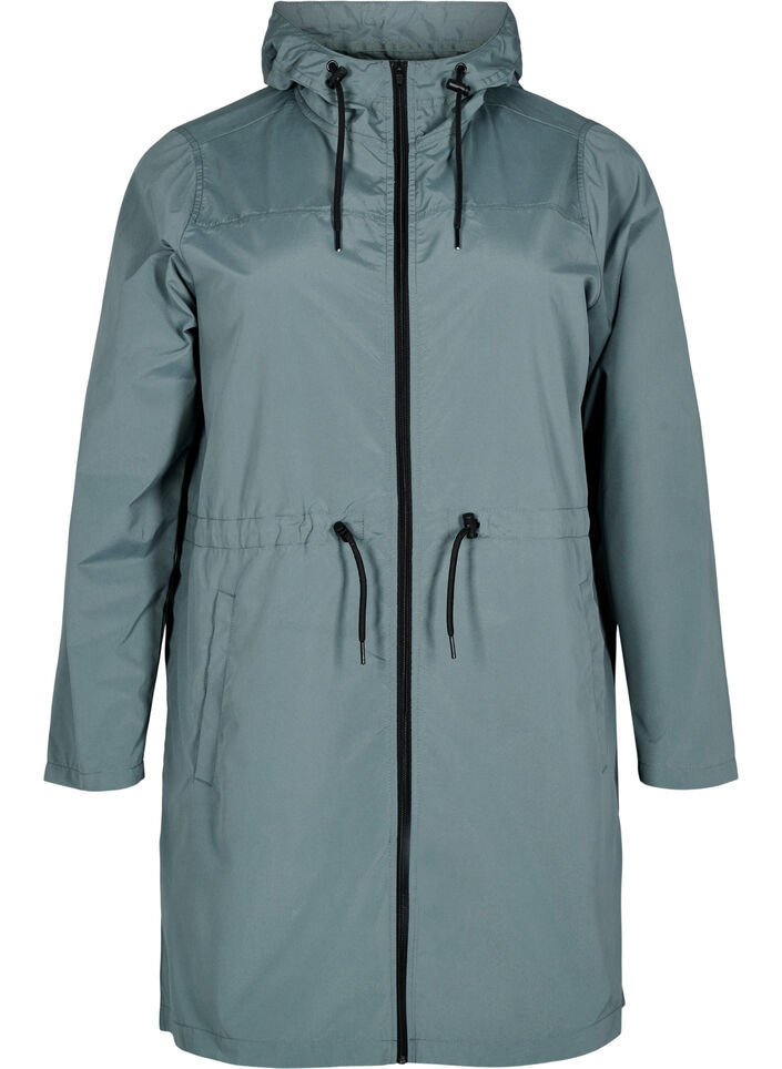FLASH - Wasserabweisender Parka mit Kapuze, Grün, Packshot image number 0