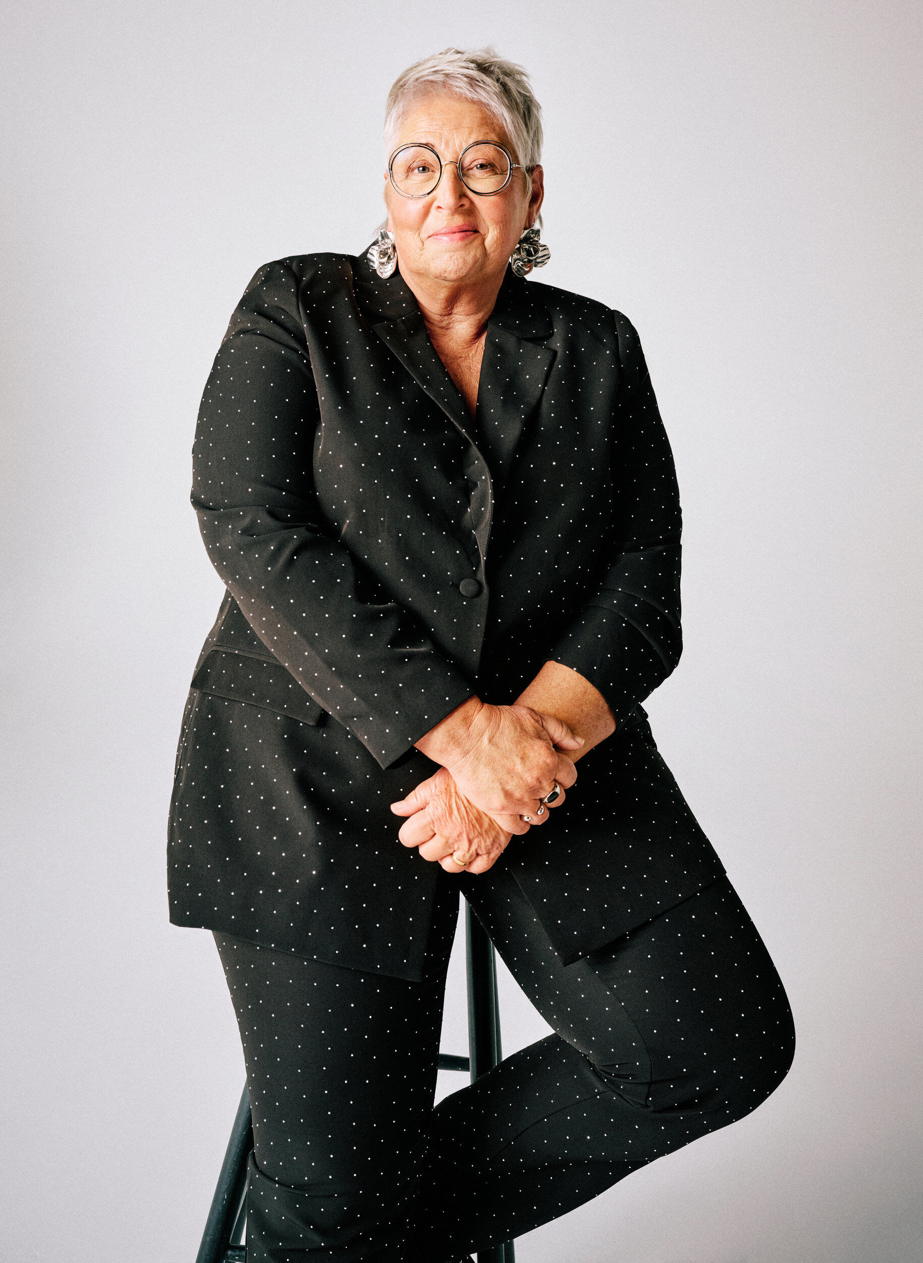 ZizziBlazer mit Strasssteinen, Schwarz, Image image number 0