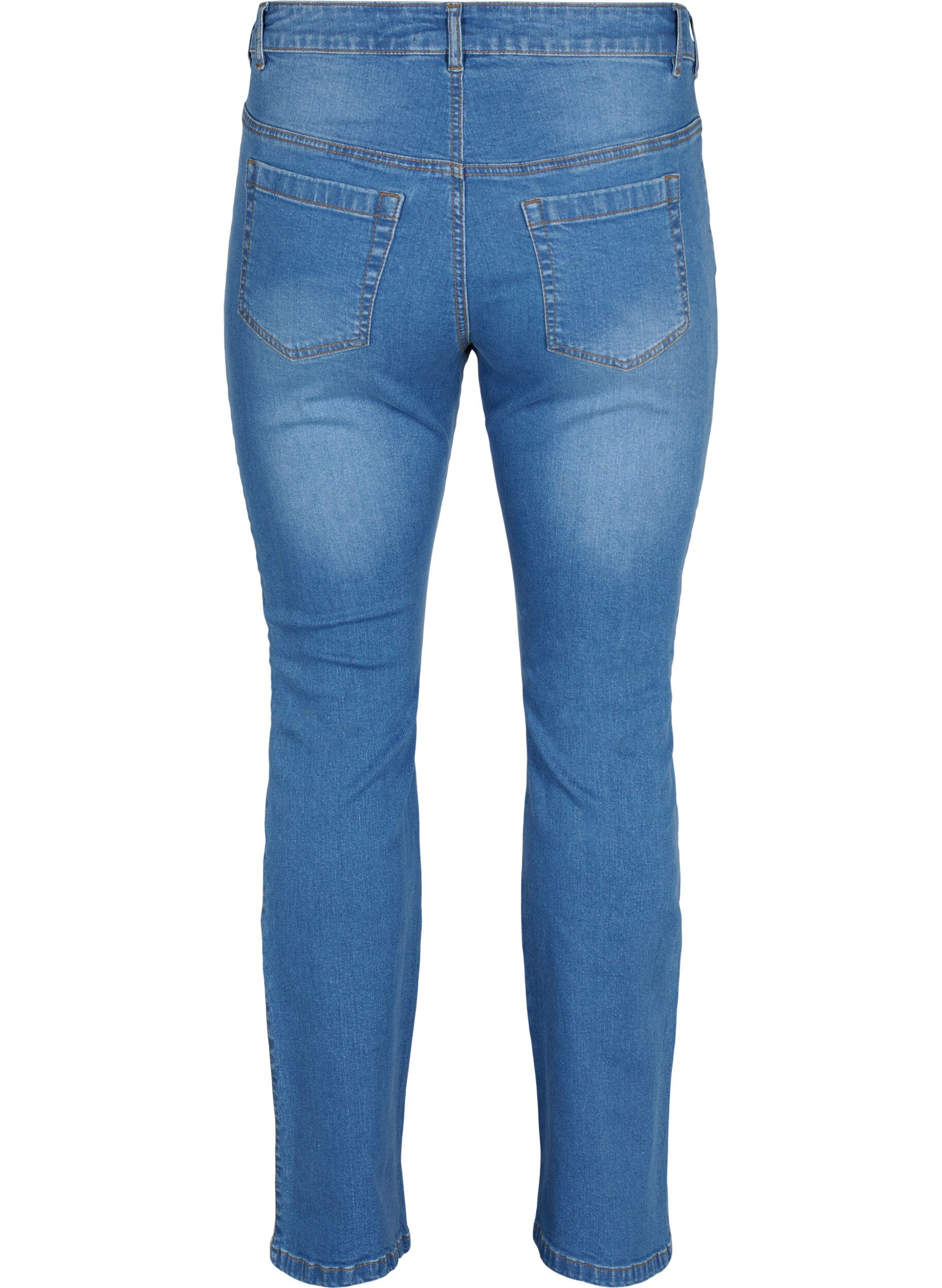 ZizziEllen Bootcut-Jeans mit hoher Taille, Blau, Packshot image number 1
