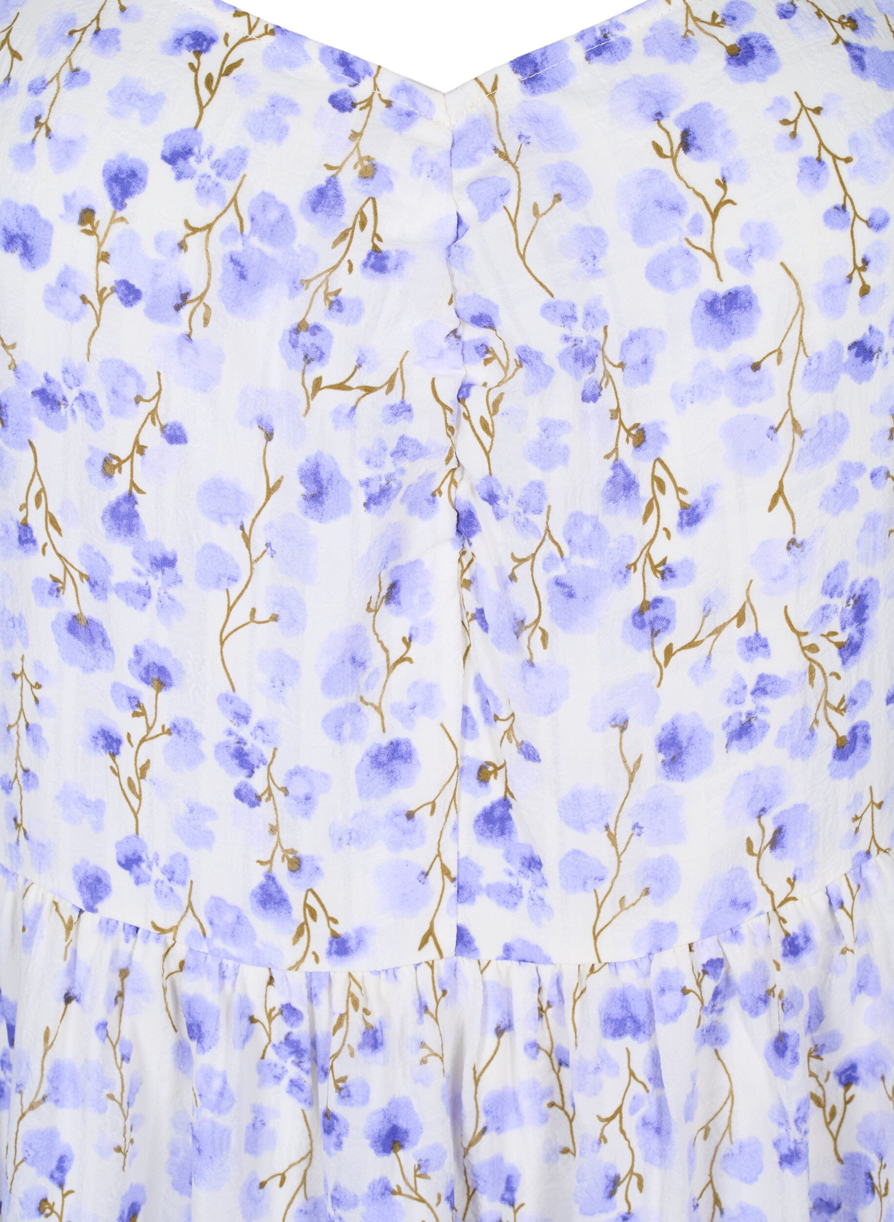 ZizziSommerkleid mit Blumenmotiv und Spitzendetails, Sand Verbena AOP, Packshot image number 2