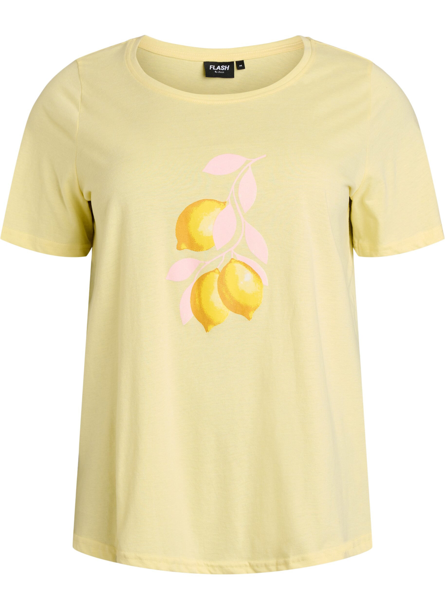 ZizziT-Shirt mit Print, Gelb, Packshot image number 0