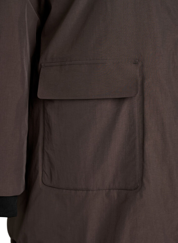 Wasserdichter Parka mit Kapuze, Braun, Packshot image number 3