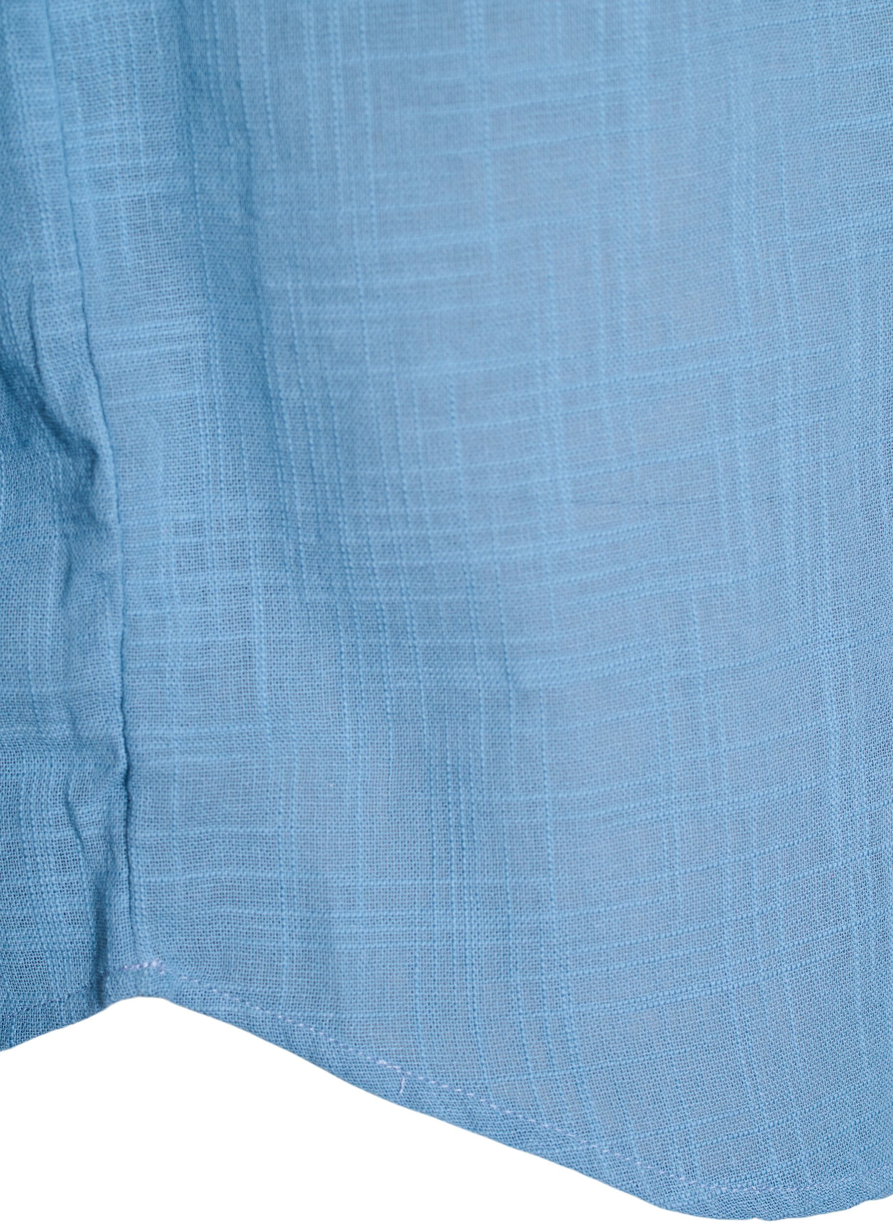 ZizziFLASH - Lockere Bluse mit angeschnittenen &Auml;rmeln, Blau, Packshot image number 3