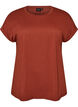 Kurz&auml;rmeliges T-Shirt aus einer Baumwollmischung, Rot, Packshot image number 0
