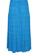Langer Rock mit Gummizug am Bund, Blau, Packshot image number 1