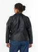 Bikerjacke aus Kunstleder, Schwarz, Model image number 2