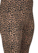 Viskose Leggings mit Leopardendruck, Schwarz, Packshot image number 2