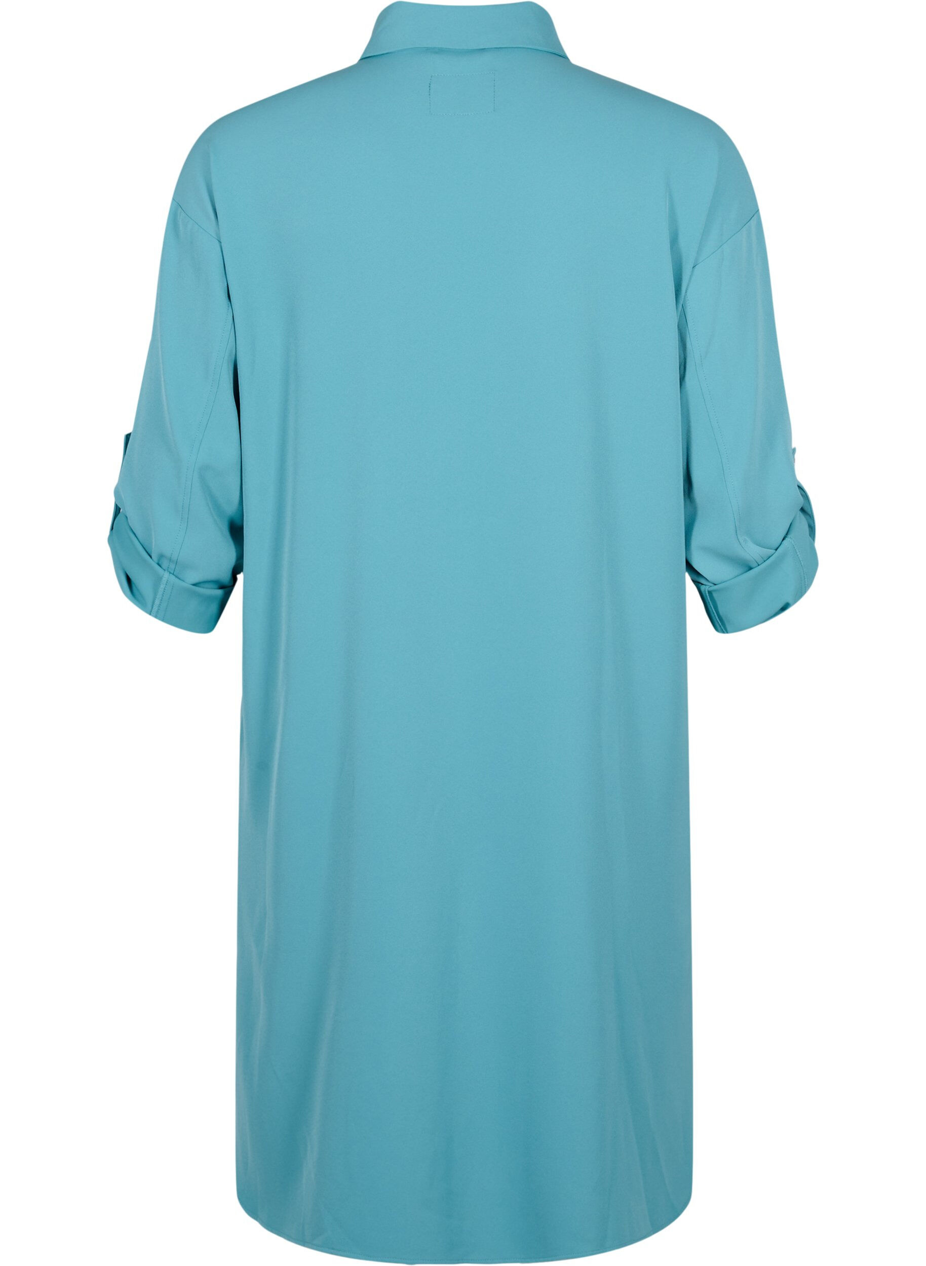 ZizziLange Hemdjacke mit Knopfverschluss, Brittany Blue, Packshot image number 1