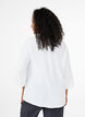 Bluse mit 3/4-&Auml;rmeln, Vanille, Model image number 2