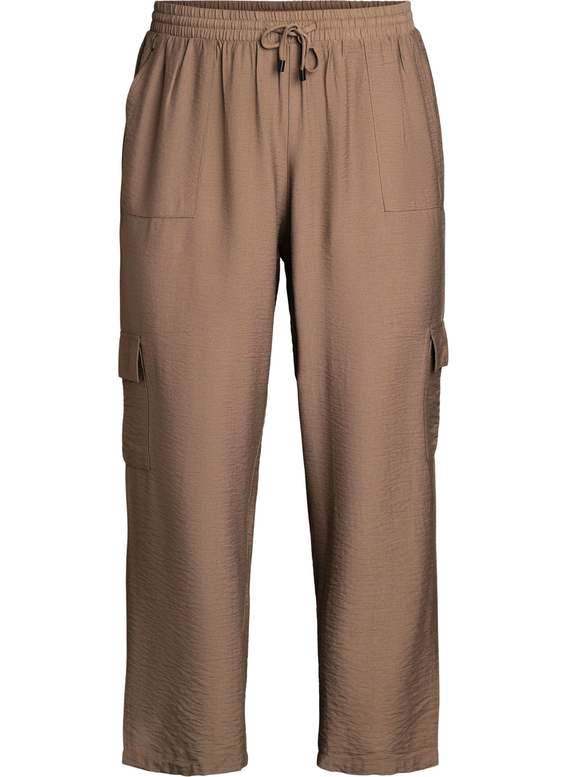 Cargohose mit hoher Taille
