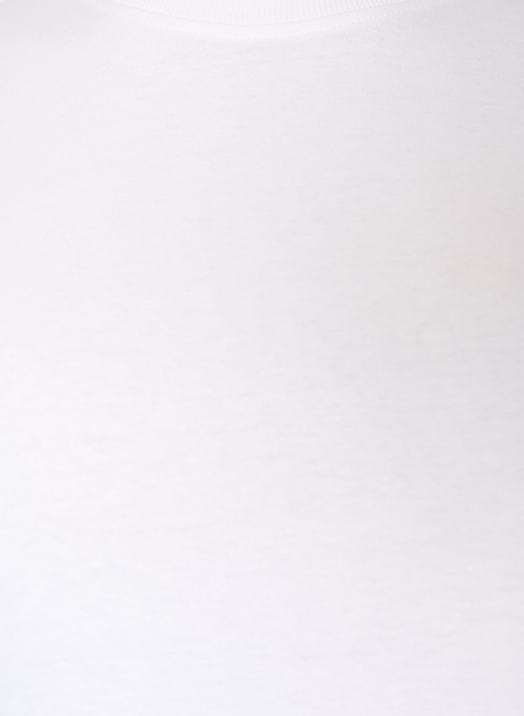 ZizziT-shirt aus Baumwolle mit Print, Wei&szlig;, Packshot image number 2