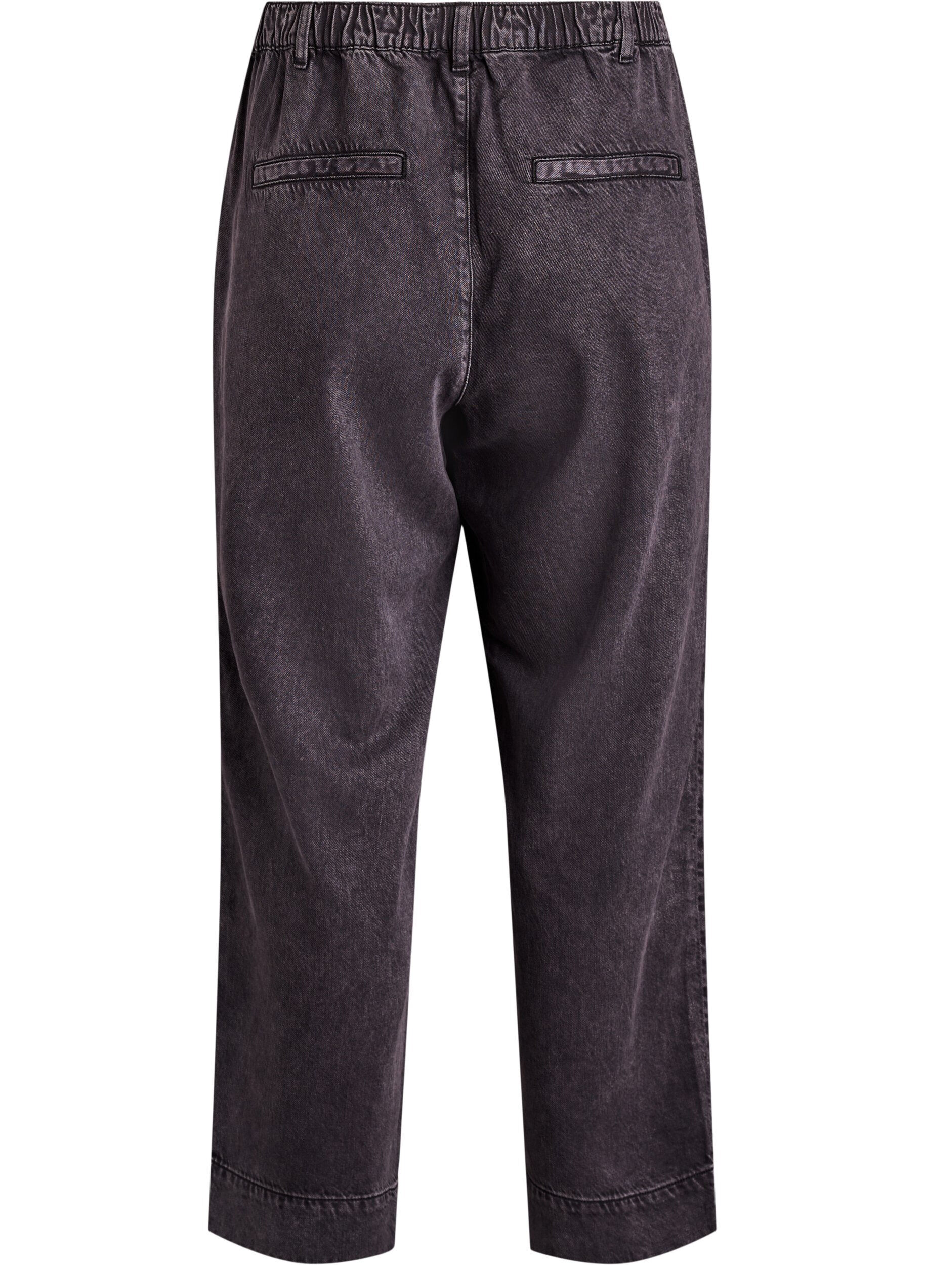 ZizziWeite Jeans mit elastischem Bund, Grau, Packshot image number 1