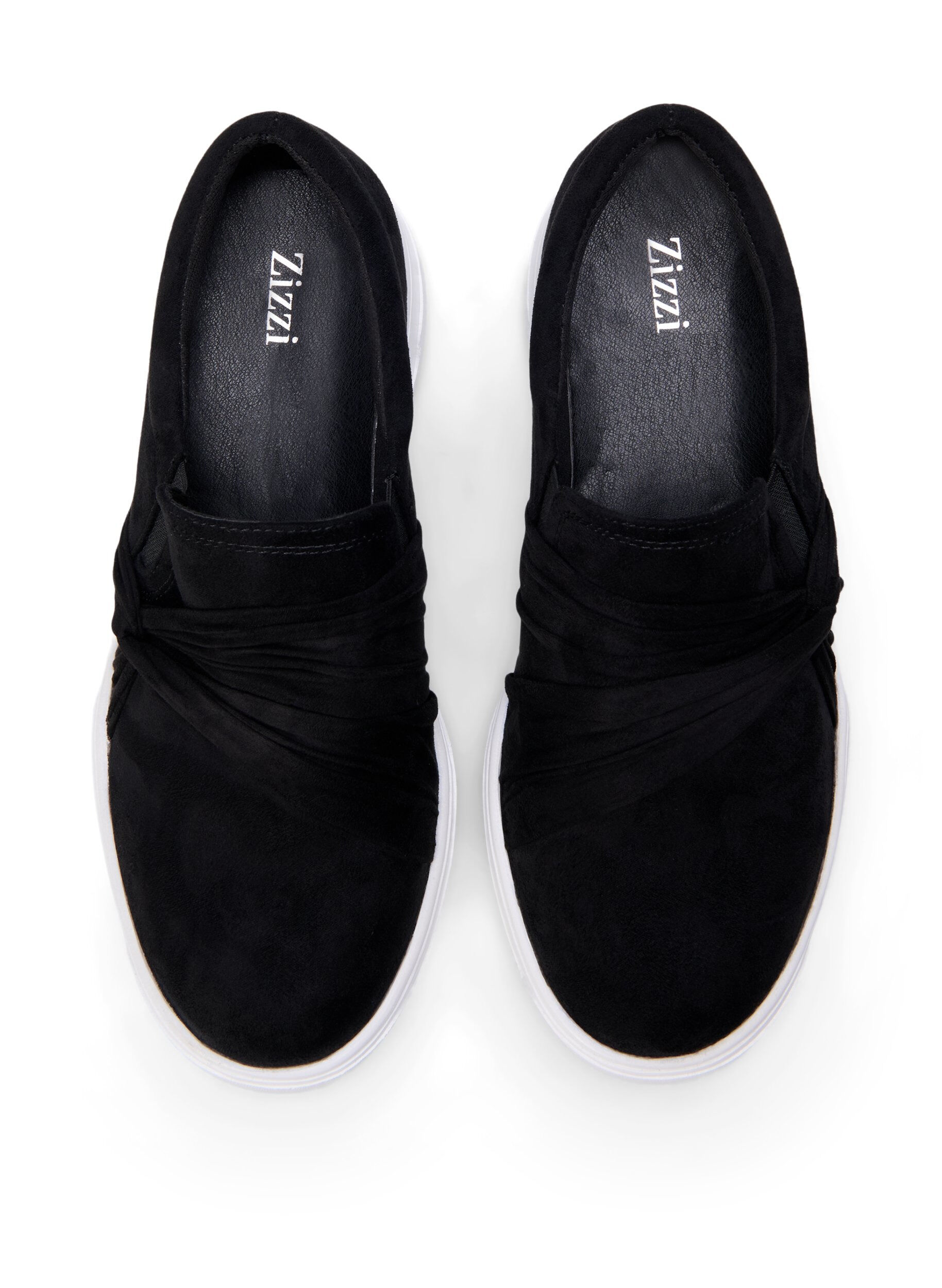 ZizziWeite M Slipper mit Knotendetail, Schwarz, Packshot image number 2