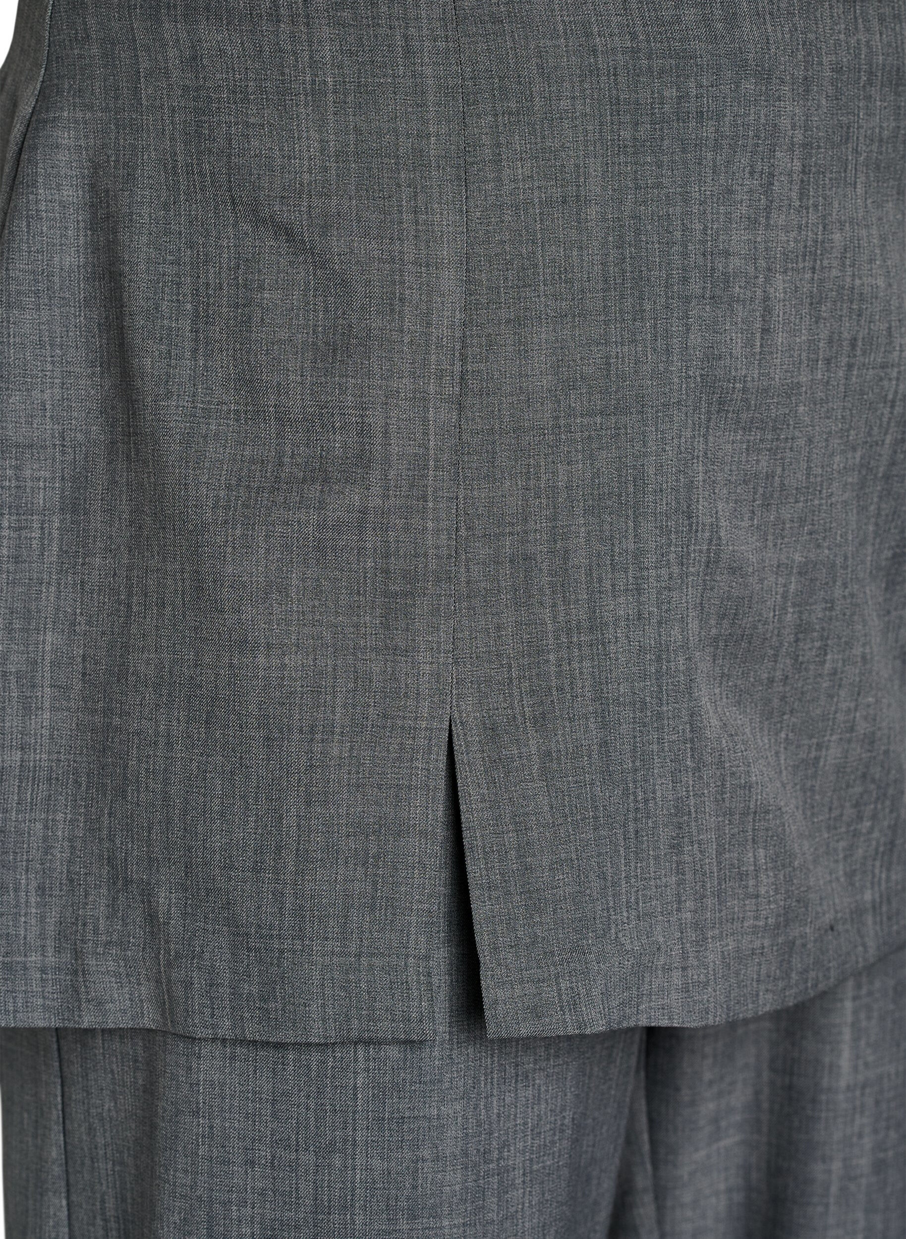 ZizziHose im Straight Fit mit Rock, Grau, Packshot image number 2