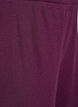 Lockere Nachtshorts aus geripptem Material mit Spitzensaum, Dunkles Bordeaux, Packshot image number 2