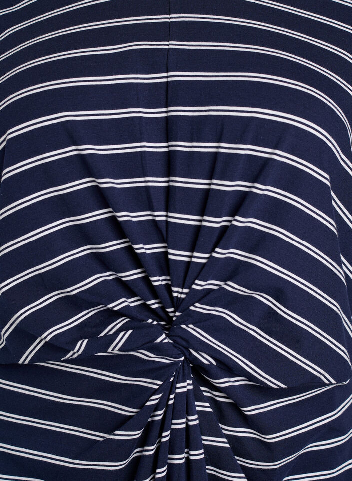 Kleid aus Baumwolle mit Twist-Detail, Blau, Packshot image number 2