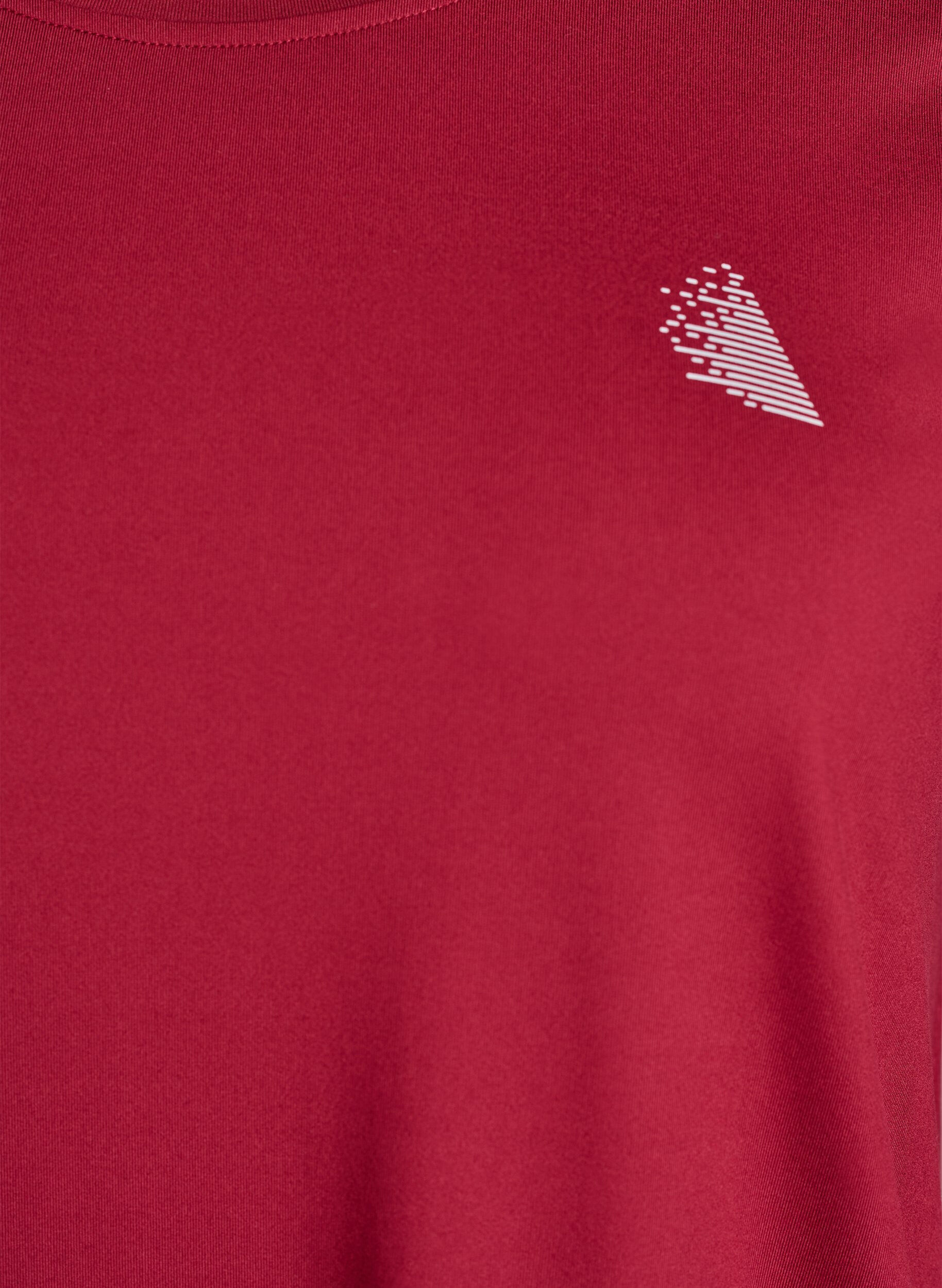 ZizziTrainingsshirt mit 3/4-&Auml;rmeln, Rot, Packshot image number 2