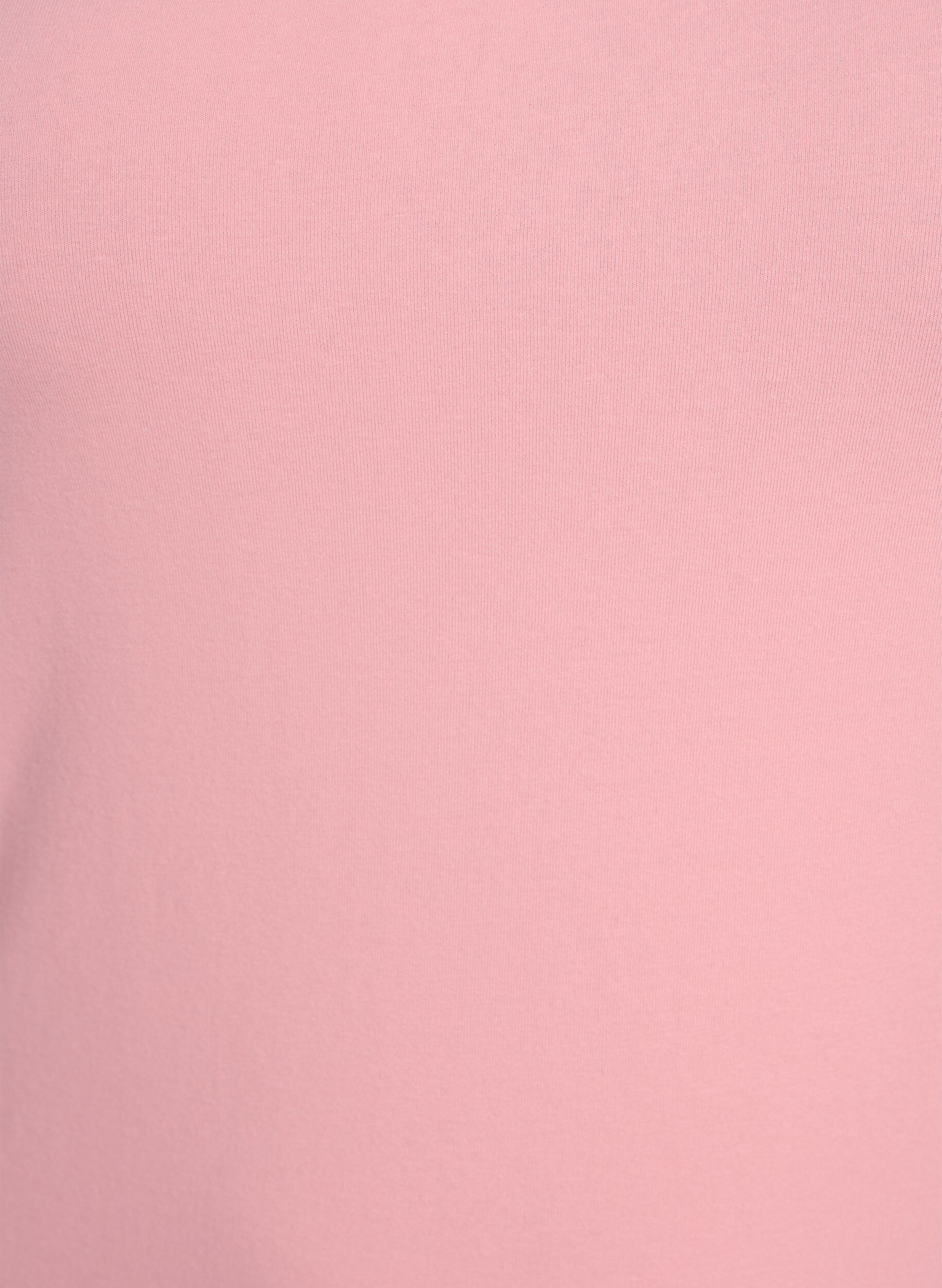 ZizziEinfarbiges Basic Top aus Baumwolle, Rot, Packshot image number 2