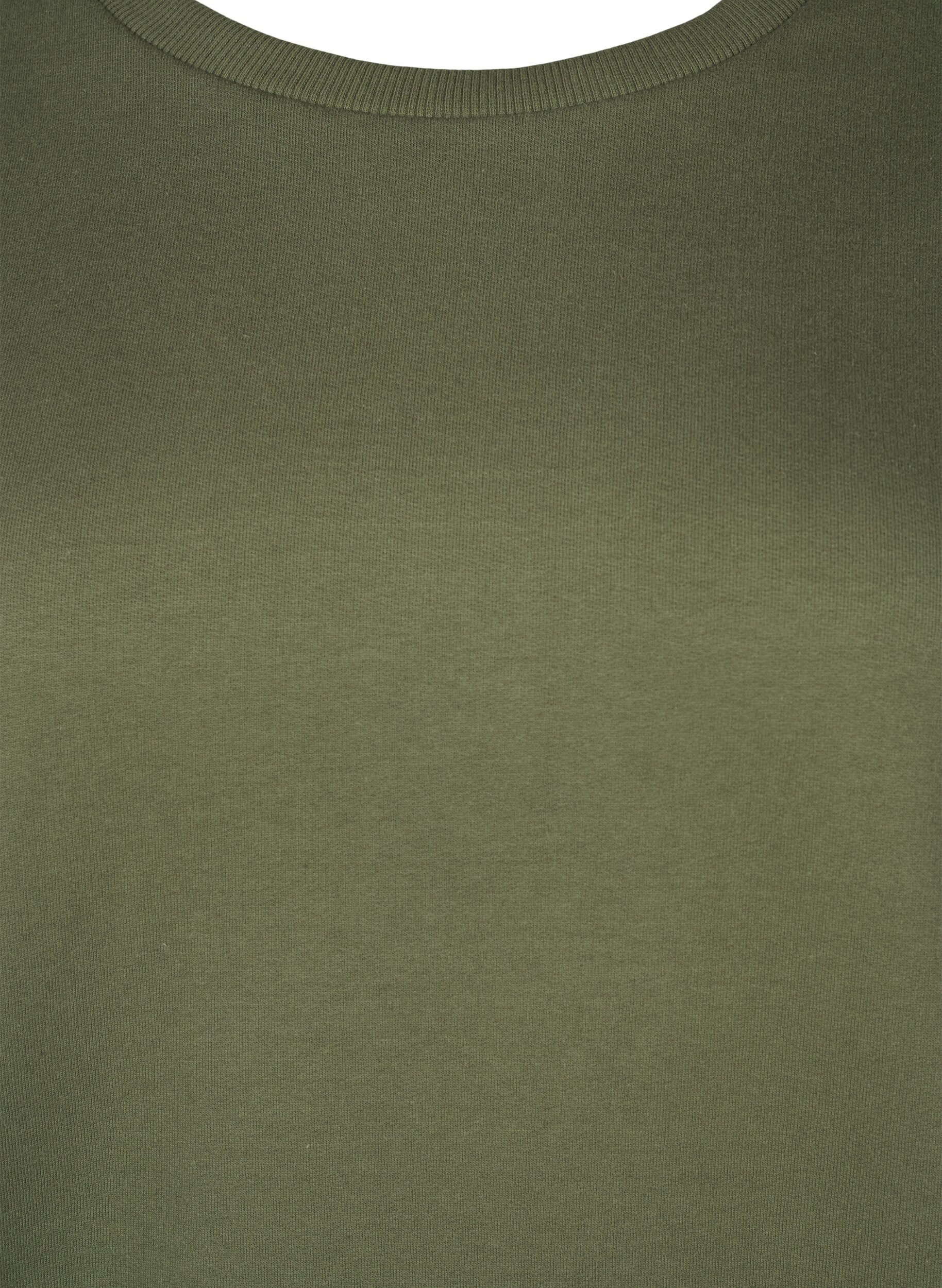 ZizziSweatshirt mit Blumenstickereien, D. L. Green W. emb., Packshot image number 2