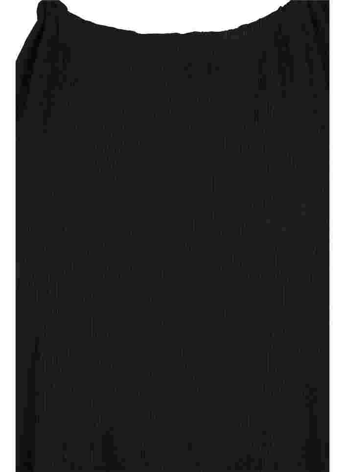 Langes Strandkleid aus Viskose, Black, Packshot image number 2