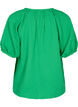 Baumwollbluse mit 1/2 Ärmeln, Bright Green, Packshot image number 1