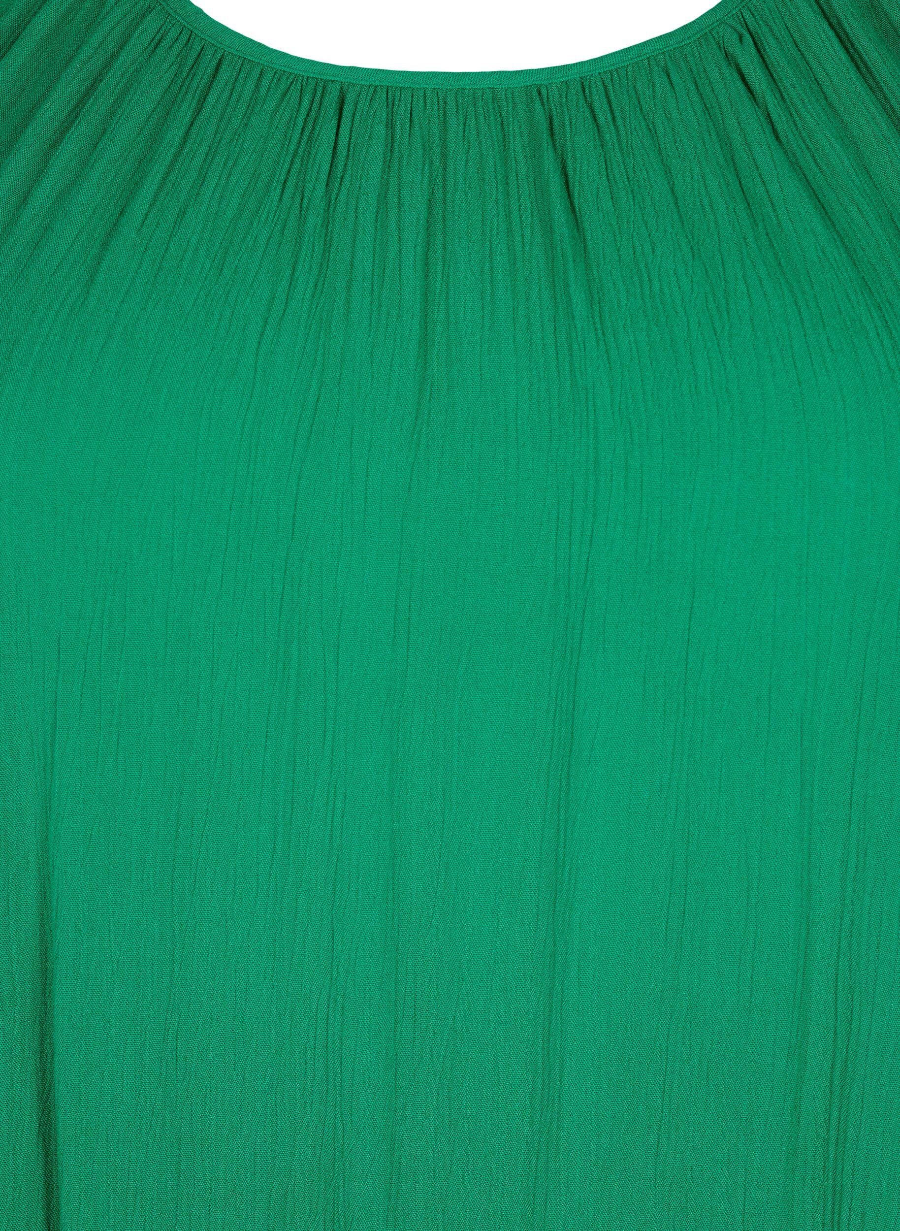 ZizziViskosekleid mit kurzen &Auml;rmeln, Jolly Green, Packshot image number 2