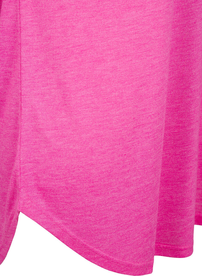 Kurzärmliges Nachthemd mit Textdruck, 9990, Packshot image number 3