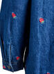 Jeanshemd mit gestickten Erdbeeren, Blau, Packshot image number 3