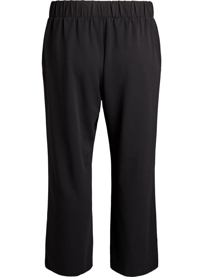 Lockere Hose mit Taschen, Schwarz, Packshot image number 1
