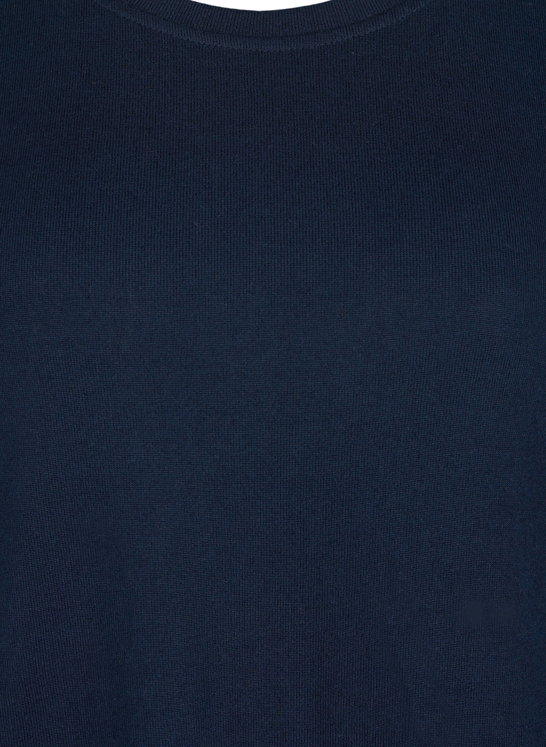 ZizziLangarm Bluse mit Knopfdetails, Night Sky, Packshot image number 2