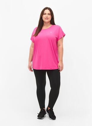 Kurzärmliges Trainings-T-Shirt, Raspberry Rose, Model image number 2
